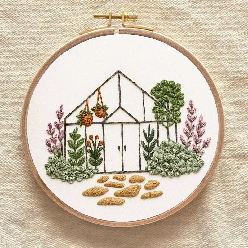 Rubbyoo Embroidery Kit - Beauty Greenhouse | Handmade Craft | Decorative Housewarming Gifts  - image 9