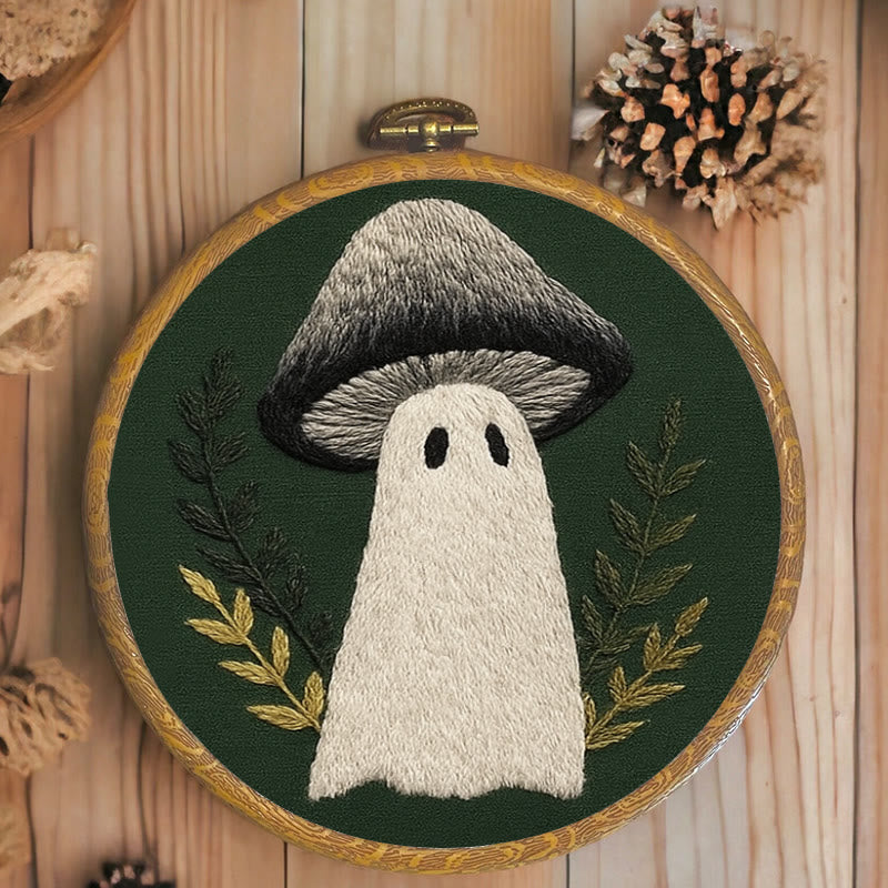 Rubbyoo Embroidery Kit - Spooky Mushroom | Helloween Home Decor |  Diy Handicraft  - image 8