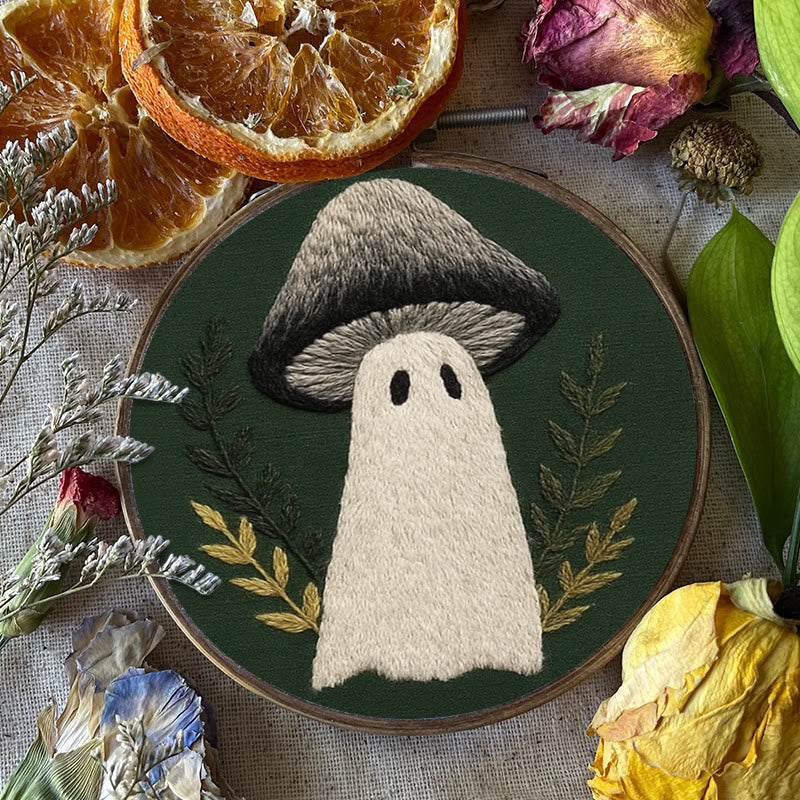Rubbyoo Embroidery Kit - Spooky Mushroom | Helloween Home Decor |  Diy Handicraft  - image 7