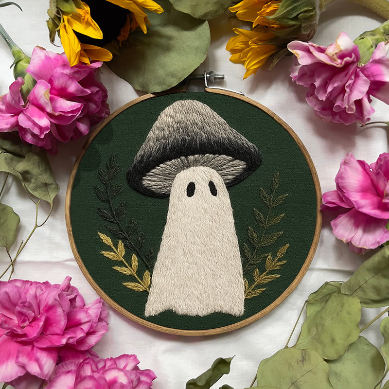 Rubbyoo Embroidery Kit - Spooky Mushroom | Helloween Home Decor |  Diy Handicraft  - image 5