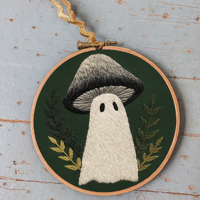 Rubbyoo Embroidery Kit - Spooky Mushroom | Helloween Home Decor |  Diy Handicraft  - image 6