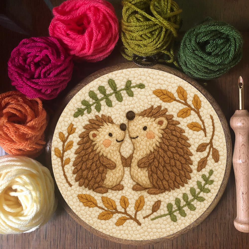 Heartwarming Hedgehog Punch Needle Kit - Cute Animal Handicraft | Perfect Needlework For Craft Lovers - image 8