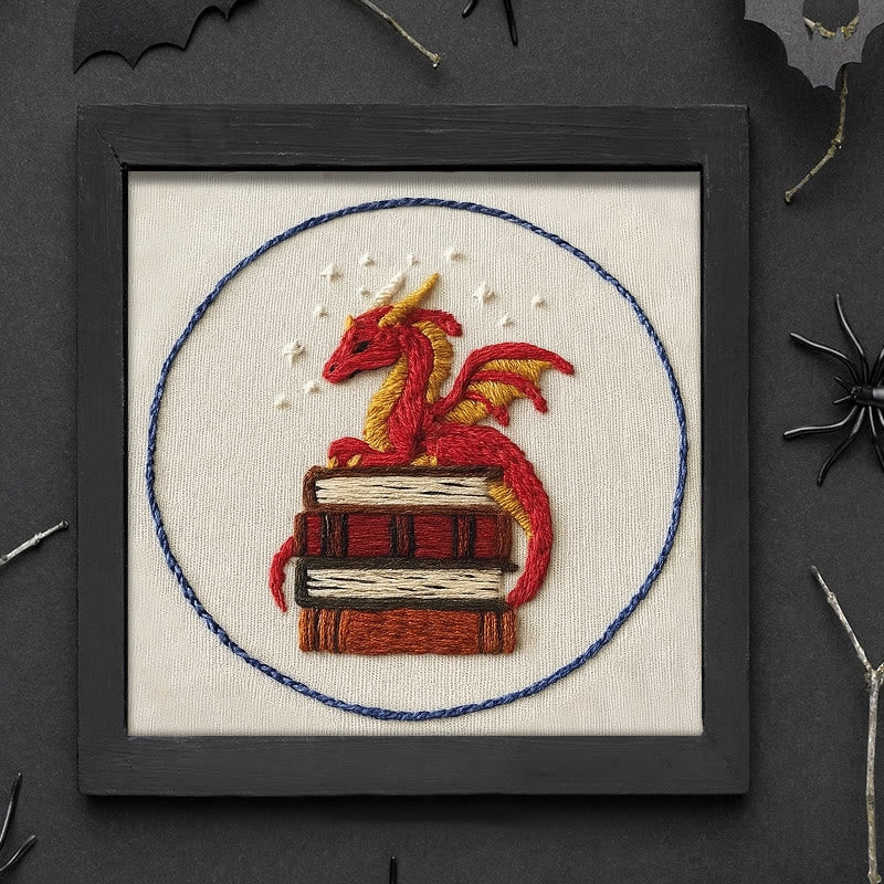 Rubbyoo Embroidery Kit - Sleeping Dragon | Unique Home Decor | Diy Handmade Craft  - image 9