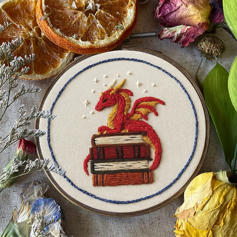 Rubbyoo Embroidery Kit - Sleeping Dragon | Unique Home Decor | Diy Handmade Craft  - image 2