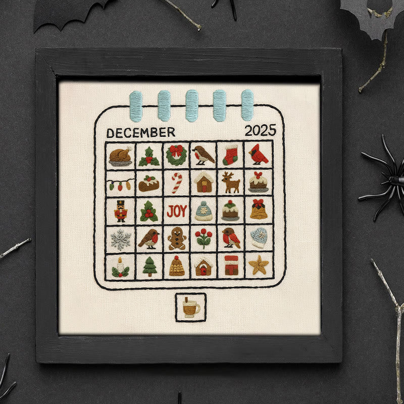 Rubbyoo Embroidery Kit - Christmas Advent Calendar |  Stylish Christmas Handicraft | Diy Holiday Decoration - image 9