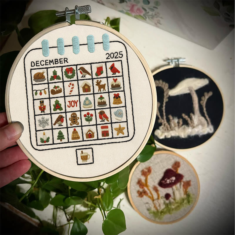 Rubbyoo Embroidery Kit - Christmas Advent Calendar |  Stylish Christmas Handicraft | Diy Holiday Decoration - image 6