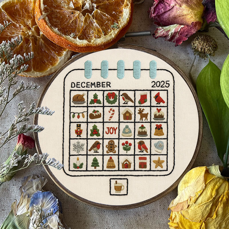 Rubbyoo Embroidery Kit - Christmas Advent Calendar |  Stylish Christmas Handicraft | Diy Holiday Decoration - image 4