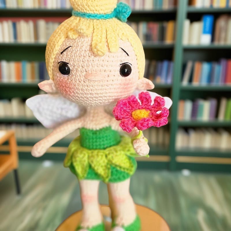 Diy Handmade Flower Fairy Crochet Kit - Adorable Plush Doll | Perfect Handmade Gifts For Child  - image 5