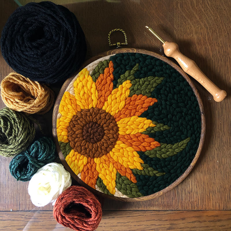  Sunflower Punch Needle Kit - Handmade Floral Craft | Perfect For Room Decor - image 8