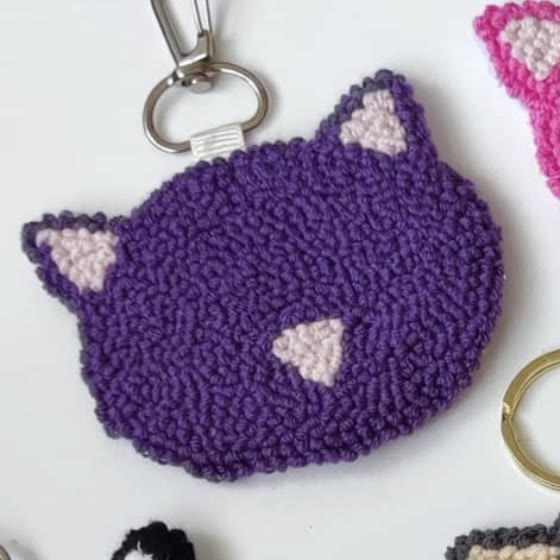 Punch Needle Cat Series Coaster Kits - Cat Lovers Birthday Gift | Diy Fridge Magnets | Perfect For Home Decor - W  - image 21