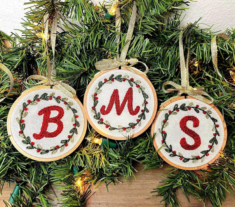  Christmas Alphabet Stick And Stitch Pattern | Perfect For Diy Project | Personalized Christmas Ornaments - image 5