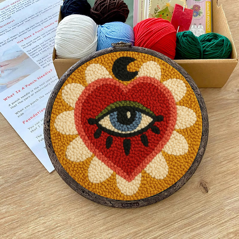 Mysterious Eye Punch Needle Kit - Perfect Craft For Home Decor | Diy Handmade Gifts - image 6