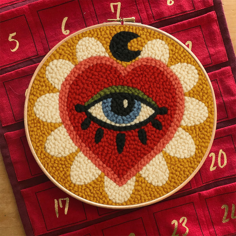 Mysterious Eye Punch Needle Kit - Perfect Craft For Home Decor | Diy Handmade Gifts - image 5