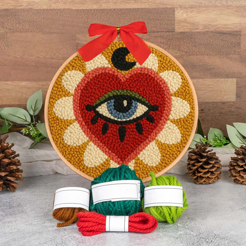 Mysterious Eye Punch Needle Kit - Perfect Craft For Home Decor | Diy Handmade Gifts - image 9