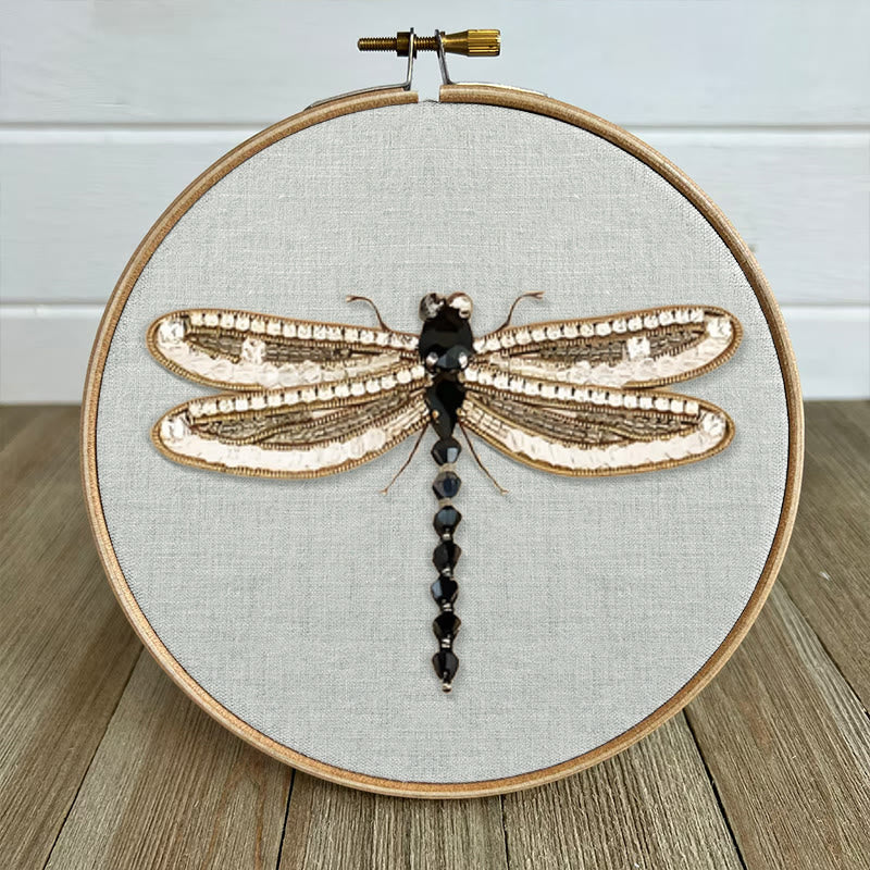 Rubbyoo Bead Embroidery Kit - Dragonfly | Handmade Insect Craft | Easy Bead Needlework - image 8