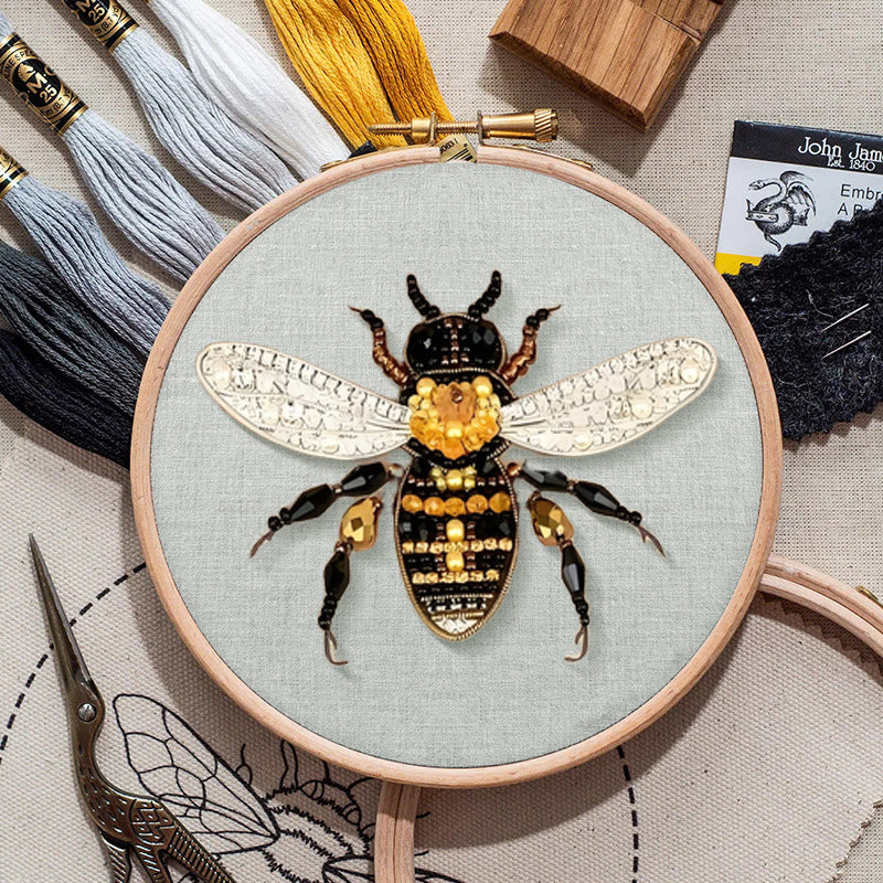 Rubbyoo Bead Embroidery Kit - Bumblebee | Diy Insect Craft | Nice Handmade Gifts  - image 9