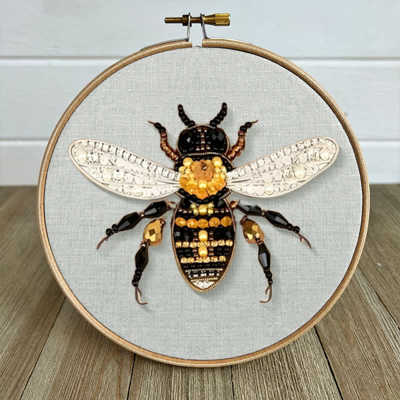 Rubbyoo Bead Embroidery Kit - Bumblebee | Diy Insect Craft | Nice Handmade Gifts  - image 5