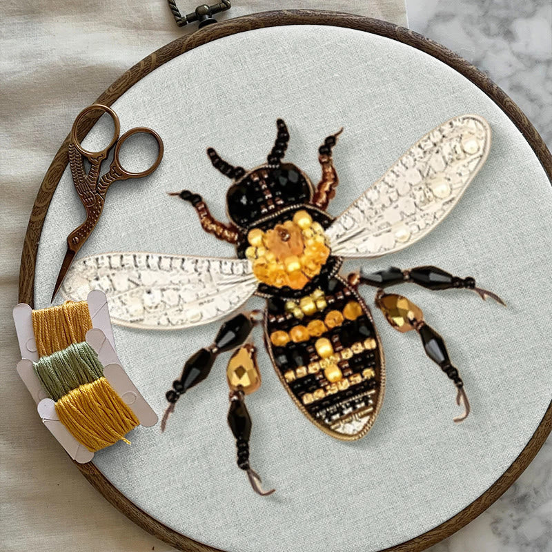 Rubbyoo Bead Embroidery Kit - Bumblebee | Diy Insect Craft | Nice Handmade Gifts  - image 7