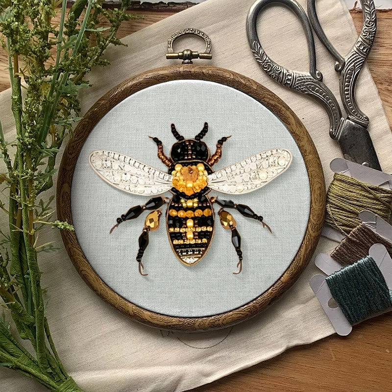 Rubbyoo Bead Embroidery Kit - Bumblebee | Diy Insect Craft | Nice Handmade Gifts  - image 8