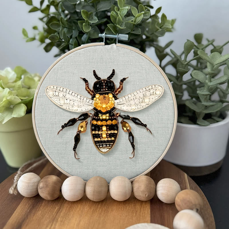 Rubbyoo Bead Embroidery Kit - Bumblebee | Diy Insect Craft | Nice Handmade Gifts  - image 4