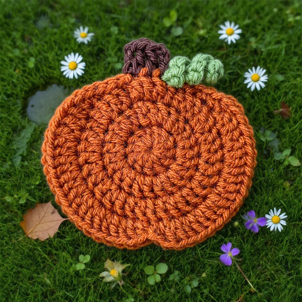 Diy Handmade Pumpkin Coasters Kit - Halloween Handmade Craft | Perfect Home Decoration  - image 2