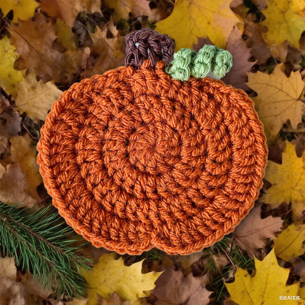 Diy Handmade Pumpkin Coasters Kit - Halloween Handmade Craft | Perfect Home Decoration  - Diy Handmade Pumpkin Coasters Kit - image 1