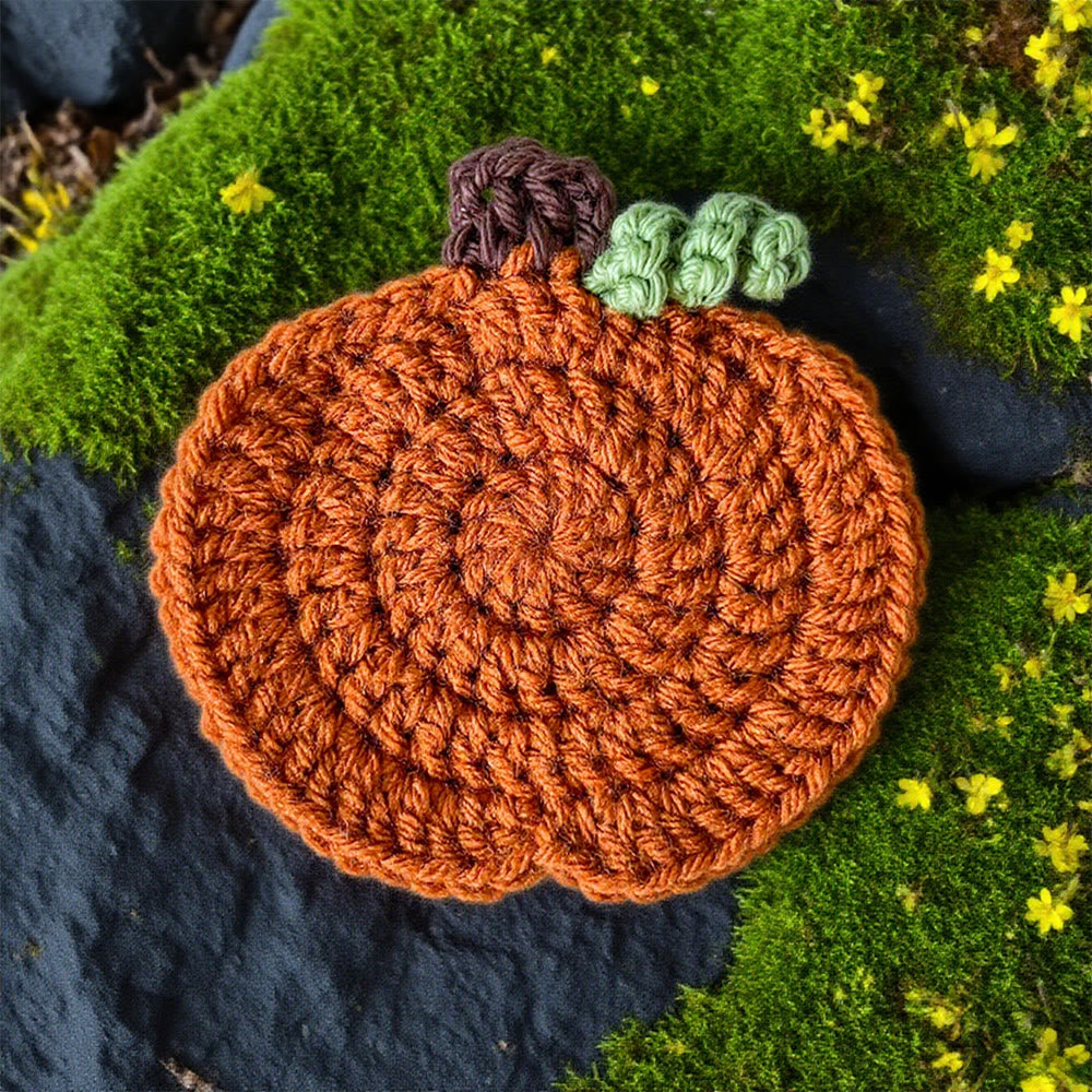 Diy Handmade Pumpkin Coasters Kit - Halloween Handmade Craft | Perfect Home Decoration  - image 3