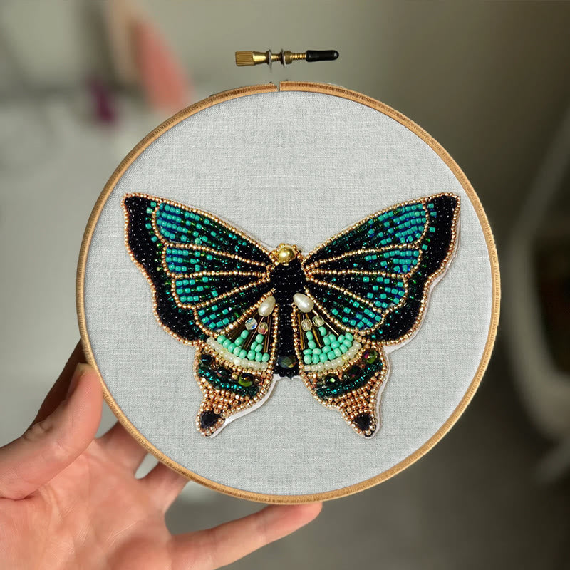 Rubbyoo Bead Embroidery Kit - Exquisite Butterfly | Diy Animal Craft | Unique Gift For Her - image 3