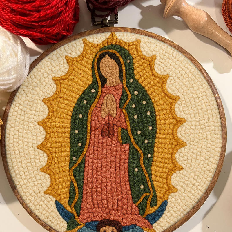  Praying Women Punch Needle Kit - Easy Handmade Art | Stitch Wall Hanging - image 10