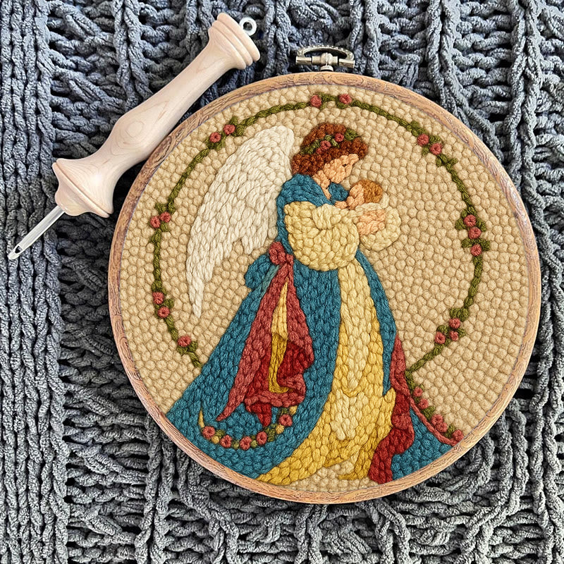 Birth Of Jesus Punch Needle Kit - Bible Wall Art | Holy Christmas Decor - image 10
