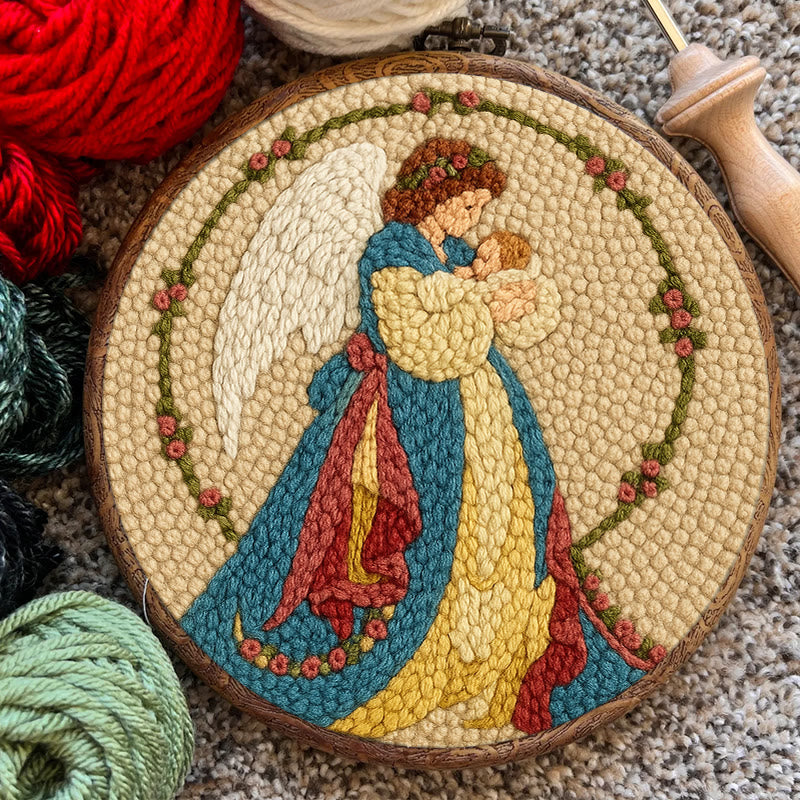 Birth Of Jesus Punch Needle Kit - Bible Wall Art | Holy Christmas Decor - image 6