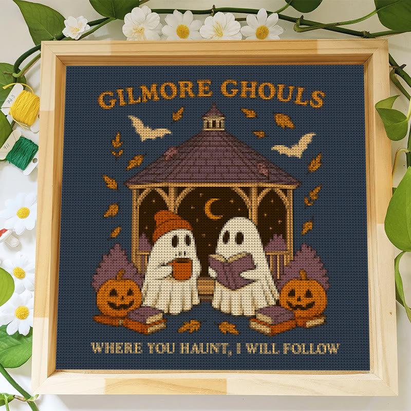 Cross Stitch Kit - Haunted Ghost | Spooky Autumn Art | Diy Halloween Craft  - image 7