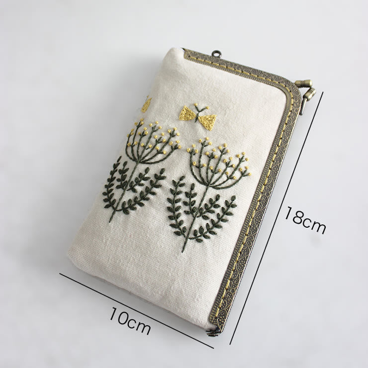 Embroidery Passport Bag Kit | Personalized Handmade Bag | Diy Travel Wallet - image 6