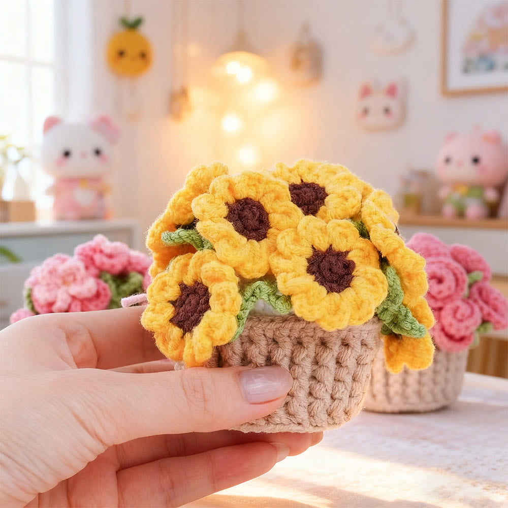 Diy Handmade Various Floral Coasters Crochet Kit - Beginner Handmade Craft | Diy Home Decoration  - image 6