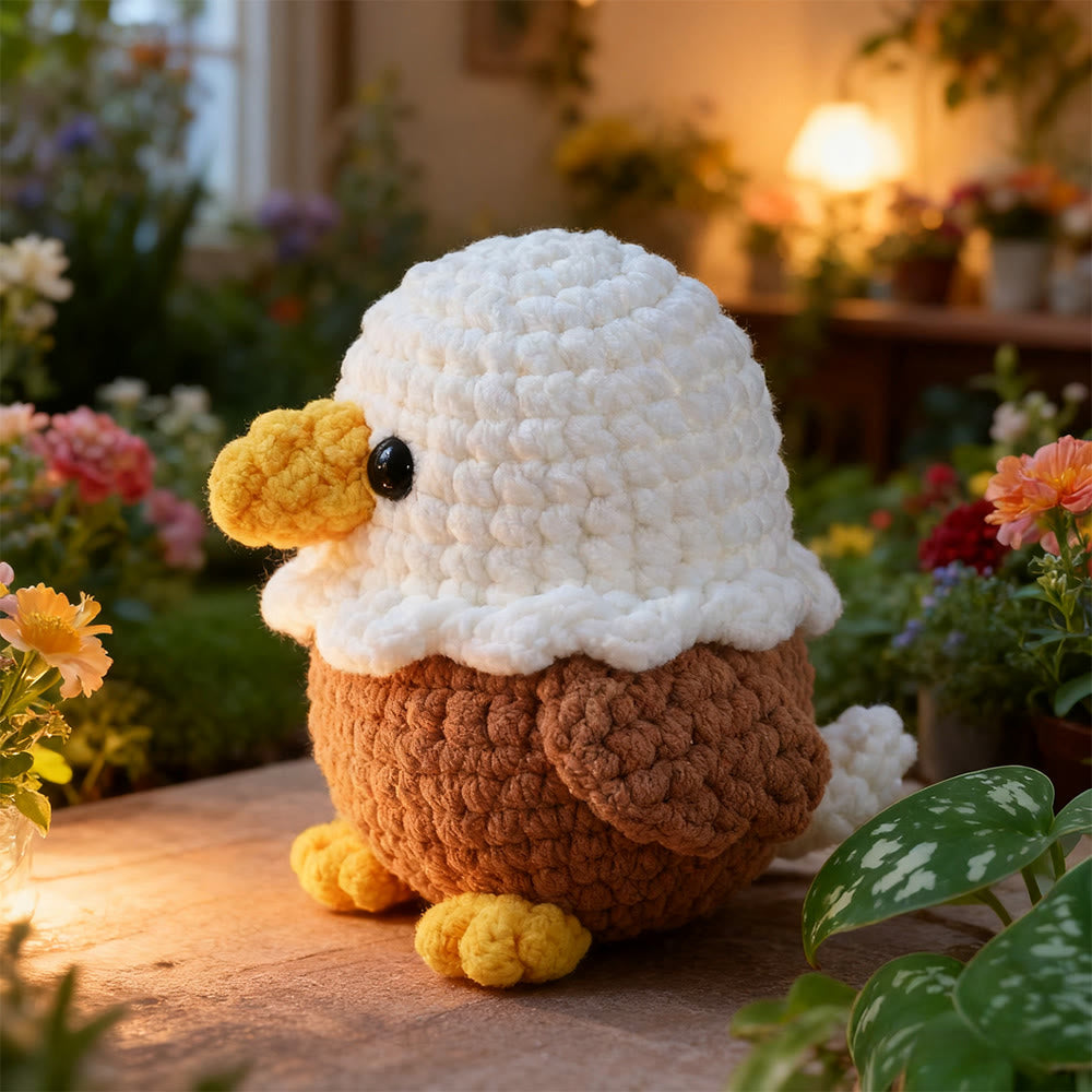 Diy Handmade Little Eagle Crochet Kit - Unique Crocheted Toy | Nice Craft For Friend - image 3