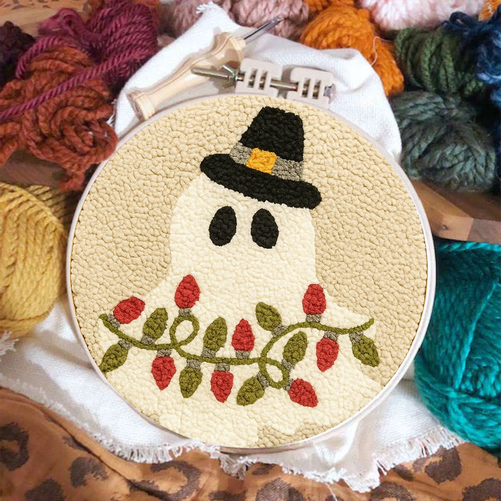 Mysterious Ghost Punch Needle Kit - Unique Christmas Craft | Nice Home Decor - image 3