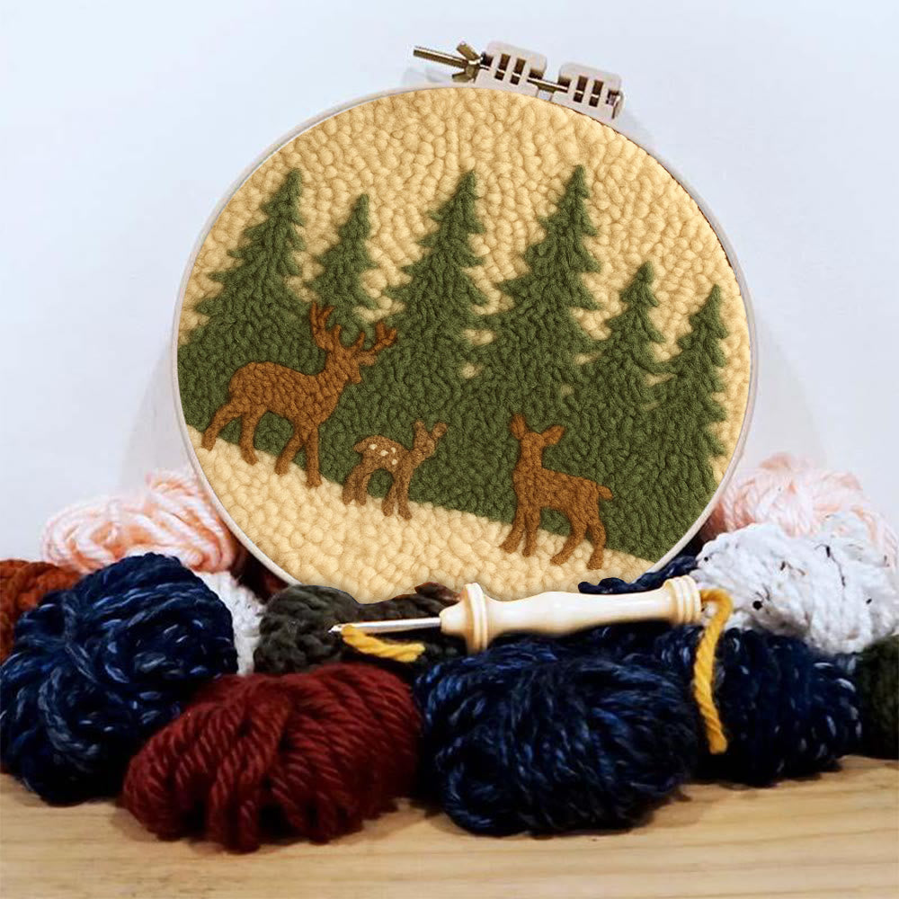 Mystic Forest Punch Needle Kit - Unique Handmade Craft | Perfect For Living Room Decor - image 8