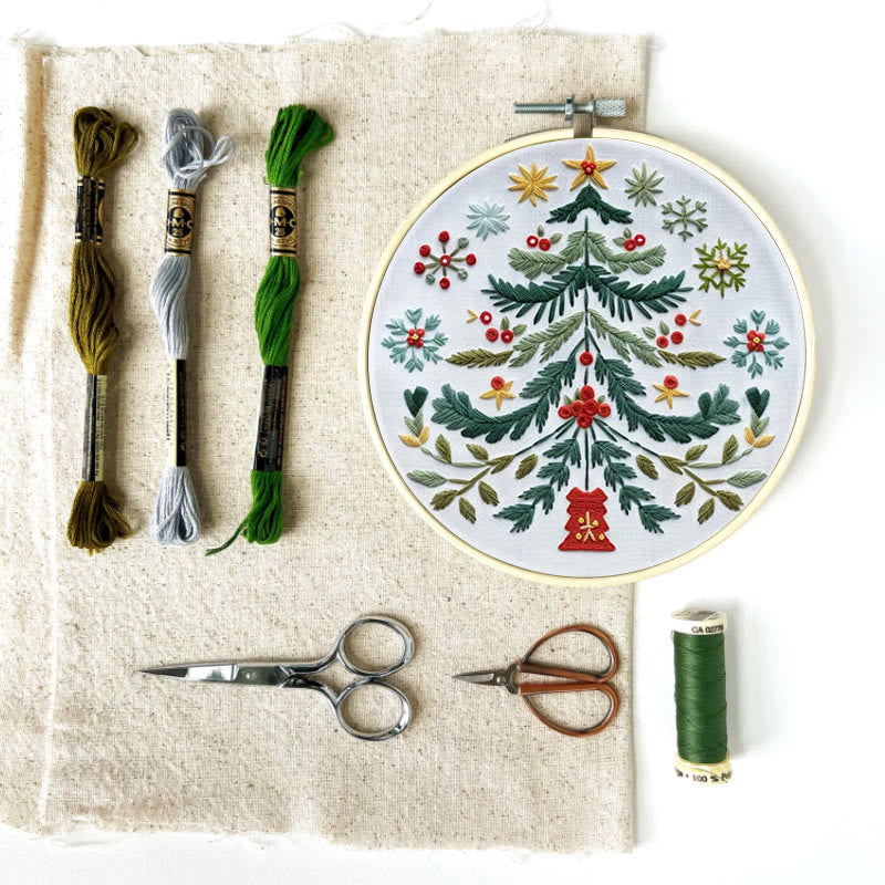 Rubbyoo Embroidery Kit - Christmas Tree | Handmade Festive Craft | Unique Christmas Gift - image 10