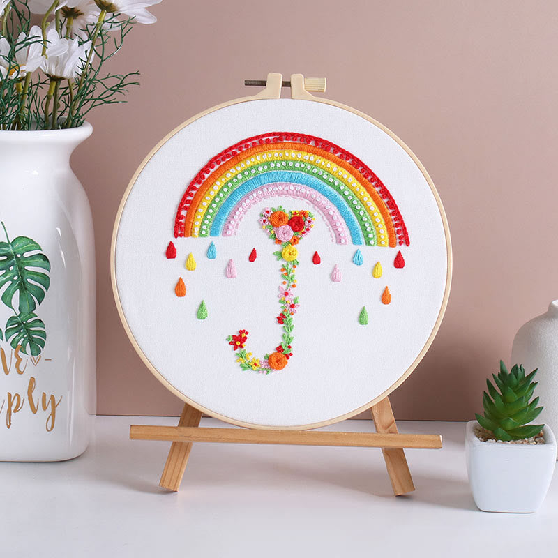 Rubbyoo 3-piece Embroidery Starter Kit - Diy Colourful Design | Creative Stitch Artwork | Perfect For Handmade Beginner  - image 4
