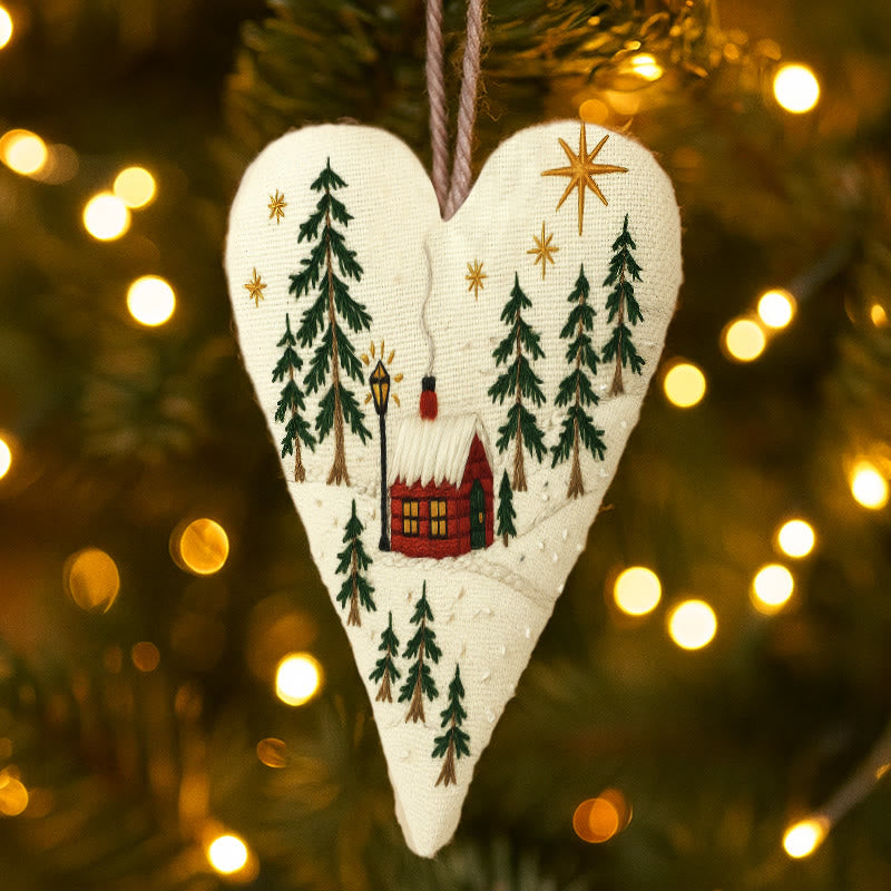 Rubbyoo Heart Embroidery Kit - Shining Night | Christmas Host Gift | Perfect Home Decor - image 5