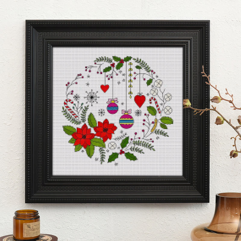  Cross Stitch Kit - Christmas Celebration | Handmade Christmas Ornament | Perfect For Beginner  - image 9