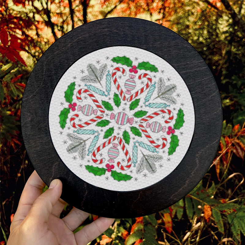  Cross Stitch Kit - Christmas Candy | Personalized Home Decor | Unique Needle Art - image 7