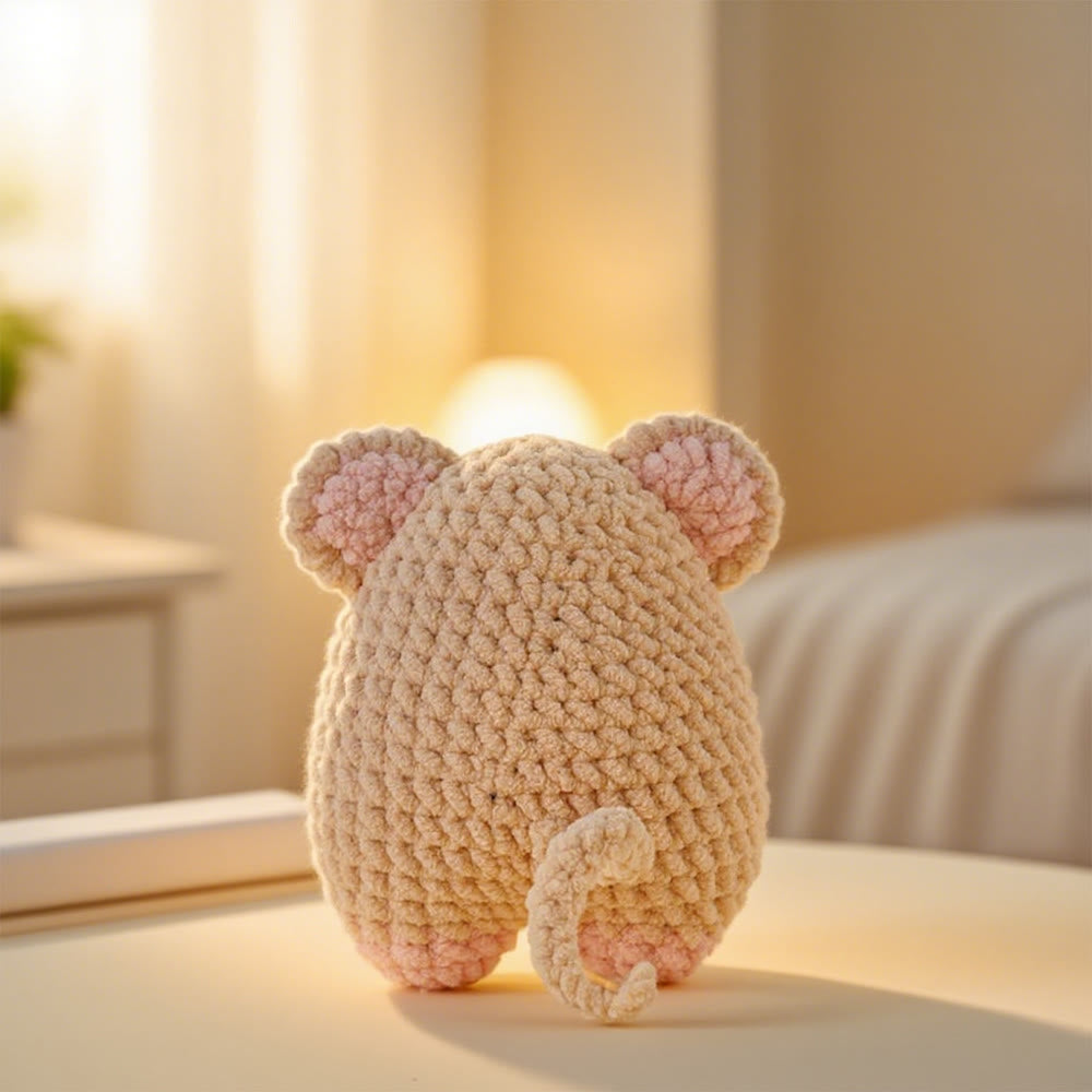 Diy Handmade Chubby Hamster Crochet Kit - Adorable Bag Hanging Doll | Diy Handmade Gift For Kid - image 4