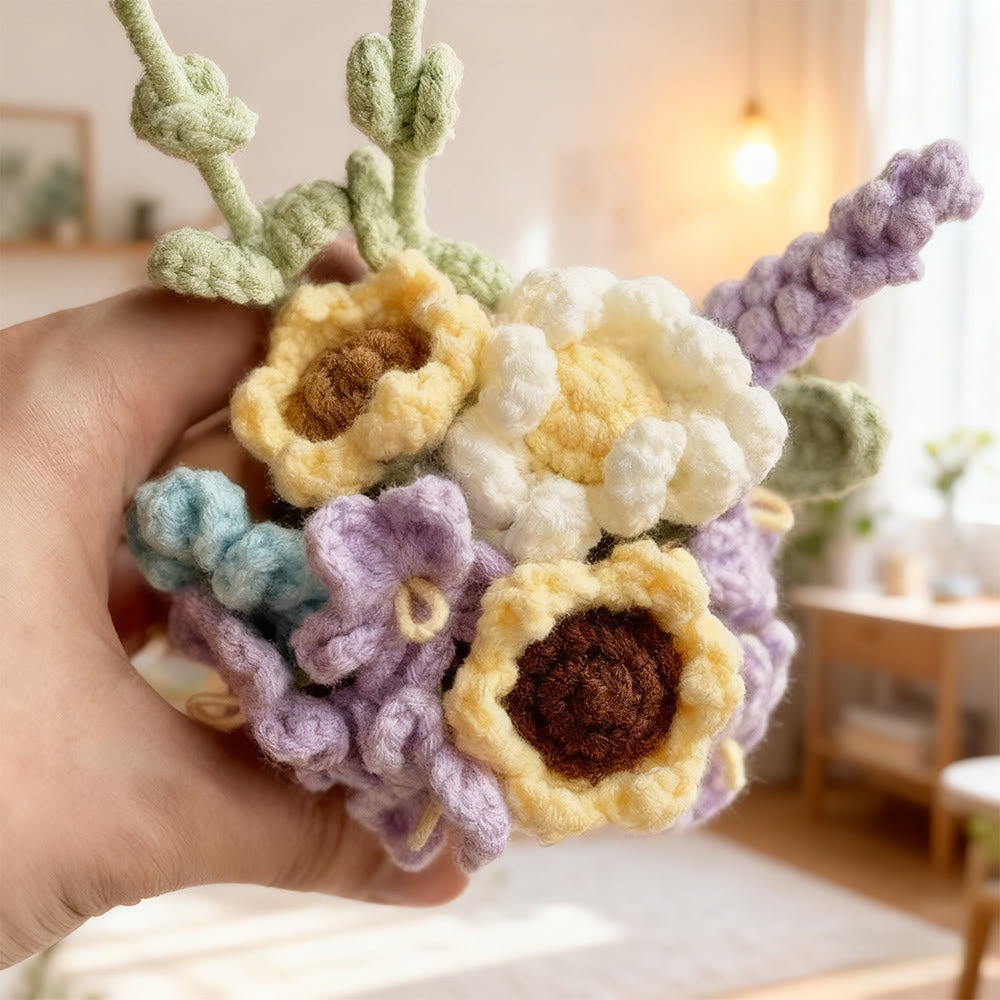 Diy Handmade Flower Pot Crochet Kit -  Flower Basket Hanging Craft | Nice For Garden Ornament  - image 8