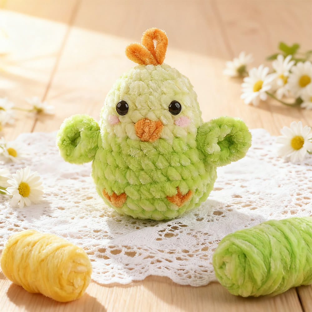 Diy Handmade Little Birds Series Crochet Kit - Cute Animal Yarn Craft | Creative Home Ornament  - image 1