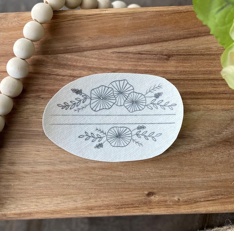 Christmas Stick And Stitch Patterns | Diy Floral Pocket Pair Stick | Creative Pocket Stitch Design  - image 2