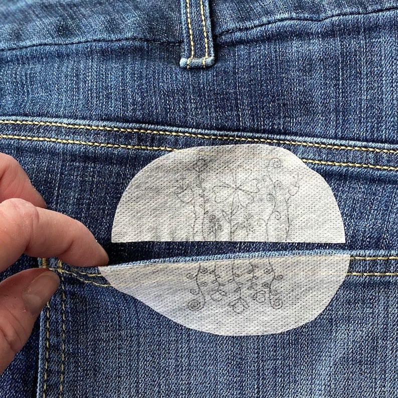 Christmas Stick And Stitch Patterns | Diy Floral Pocket Pair Stick | Creative Pocket Stitch Design  - image 0