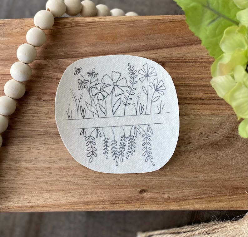 Christmas Stick And Stitch Patterns | Diy Floral Pocket Pair Stick | Creative Pocket Stitch Design  - image 6