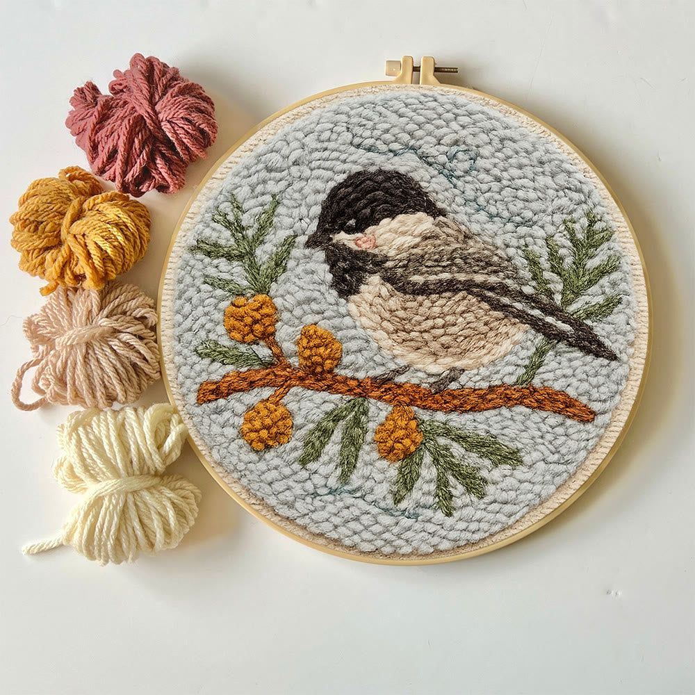 Birds On The Branch Punch Needle Kit - Cute Bird Artwork | Perfect Desk Decoration  - image 5