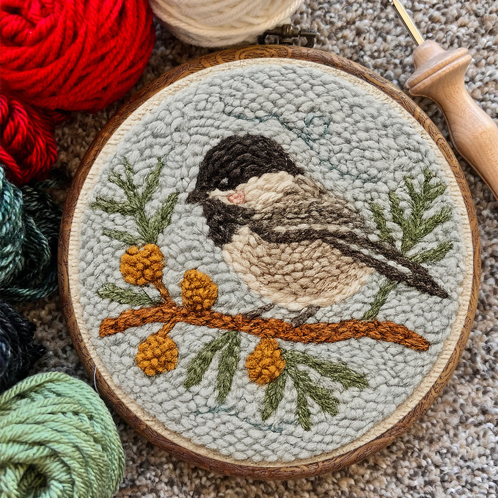 Birds On The Branch Punch Needle Kit - Cute Bird Artwork | Perfect Desk Decoration  - image 6